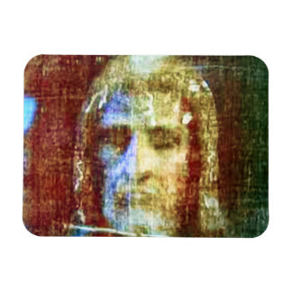 Ímã Cobertura de Turim Rosto Jesus Cristo Colorida