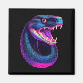 Imã Cobra Cobra no estilo estético Vaporwave