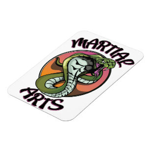 Ímã Cobra de Artes Marciais