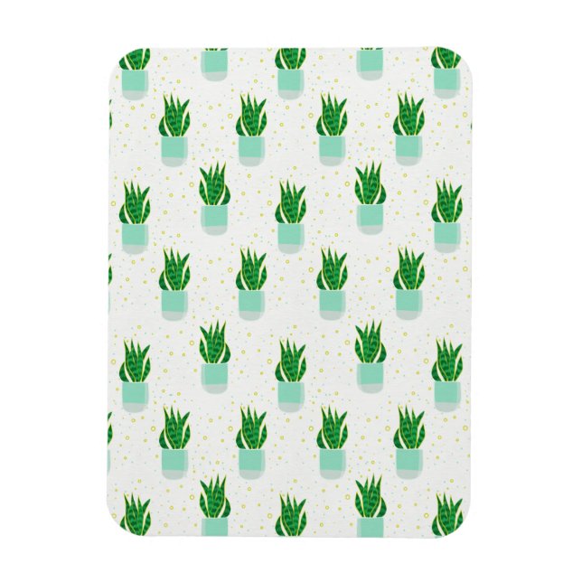 Ímã Cobra de planta de Sansevieria Potted (Vertical)