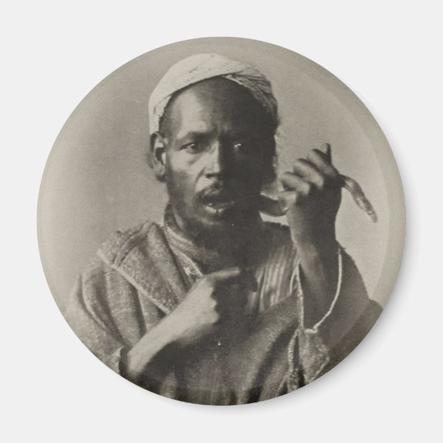 Imã Cobra em Tangier, Marrocos, 1913 (Frente)