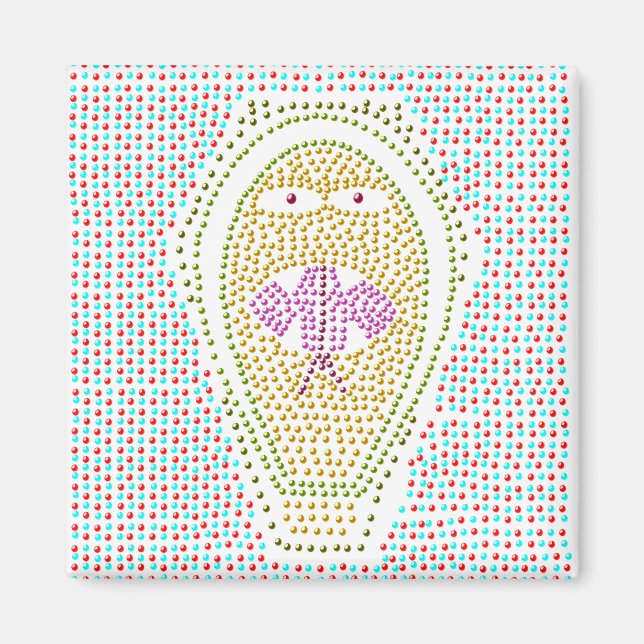 Imã Cobra-forte egípcia Magnet (Frente)