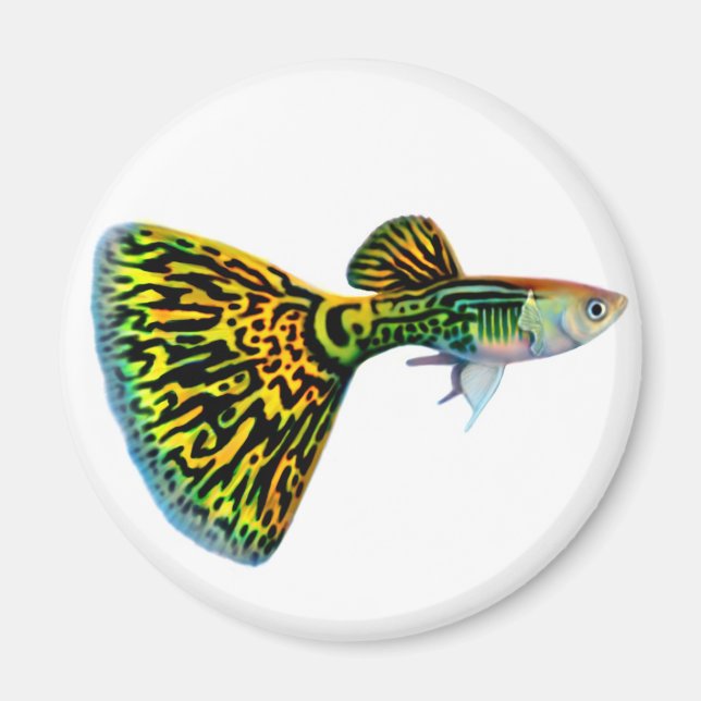 Imã Cobra Snakeskin Guppy Magnet (Frente)