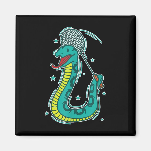 Imã Cobra toca Badminton (Frente)