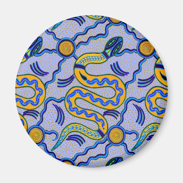 Imã Cobra Tribal (Frente)