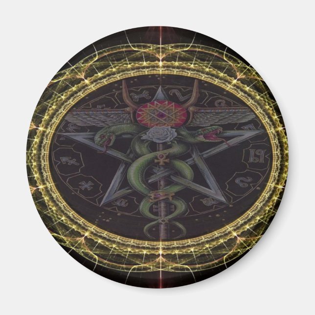 Imã Cobras Pentagram (Frente)