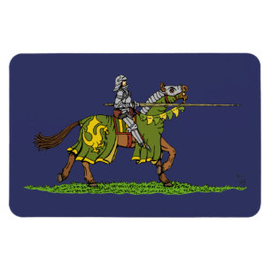 Ímã Cobrindo Cavaleiro Medieval