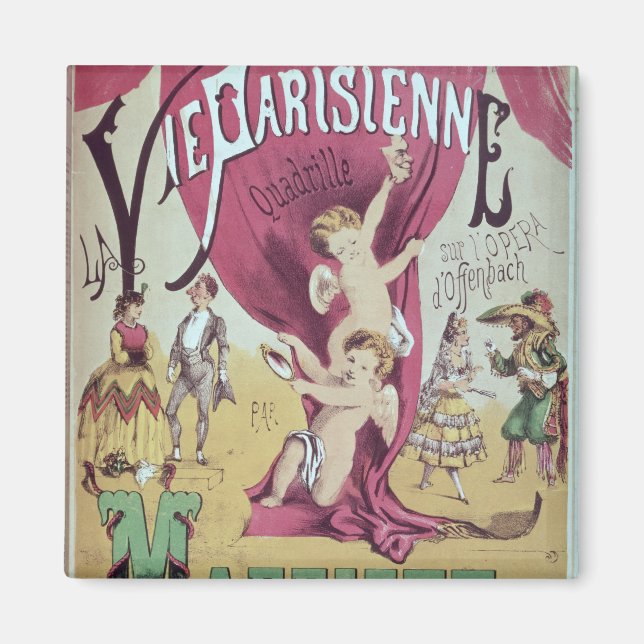 Imã Cobrir da partitura "La Vie Parisienne (Frente)