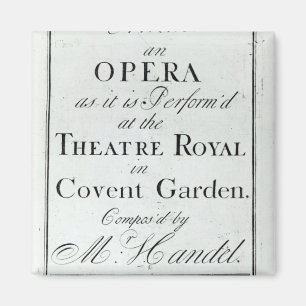 Imã Cobrir da partitura para Alcina