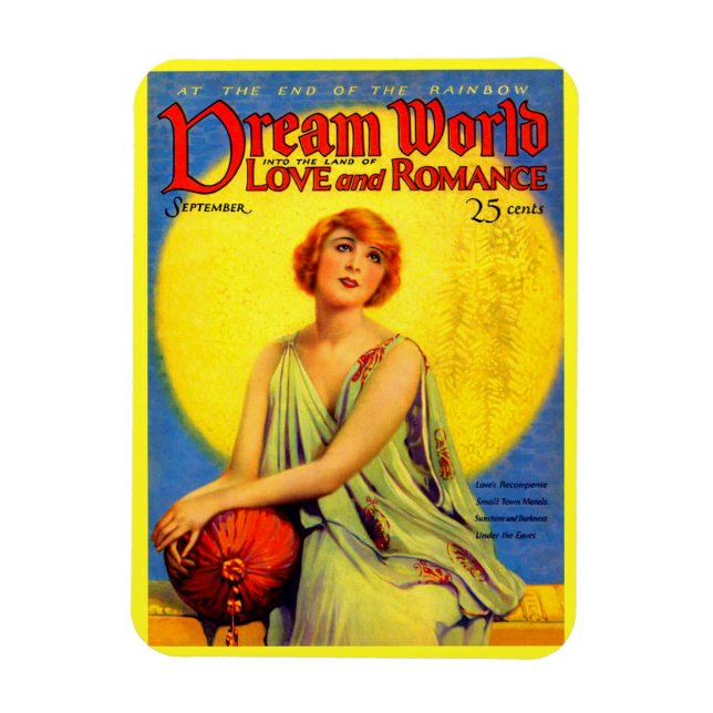 Ímã cobrir da revista 1920 Dream World (Vertical)