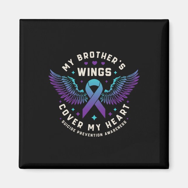 Imã Cobrir das Asas do Meu Irmão Meu Coração Suicídio  (Frente)