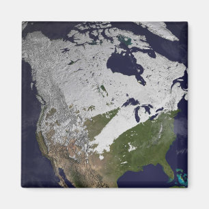 Imã Cobrir de inverno na neve no hemisfério Norte