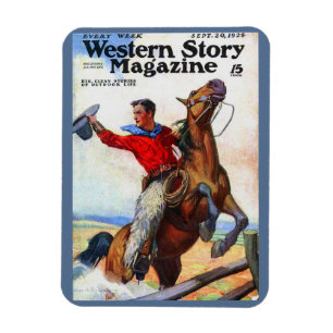 Ímã cobrir de revista Western Story 1924