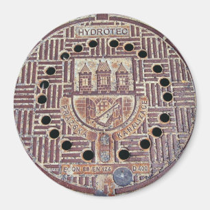 Imã Cobrir do esgoto do castelo de Praga