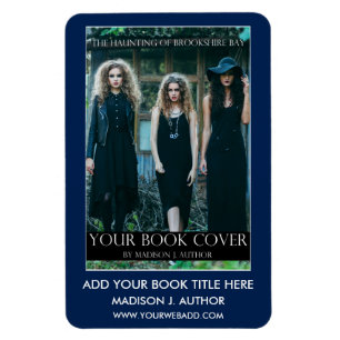 Ímã Cobrir do Livro do Autor do Escritor Azul ou Cor p