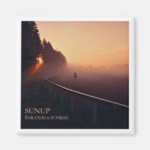 Imã Cobrir do nascer do sol de Saratoga