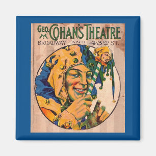 Imã cobrir do playbill do teatro de Cohan do 1920