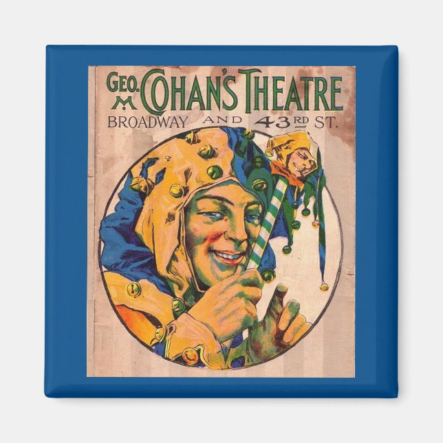 Imã cobrir do playbill do Teatro do 1920 Cohan (Frente)