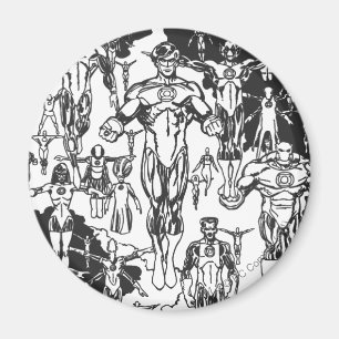 Imã Cobrir esmeralda do alvorecer, preto e branco