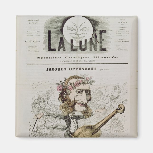 Imã Cobrir frontal do 'La Lune' (Frente)