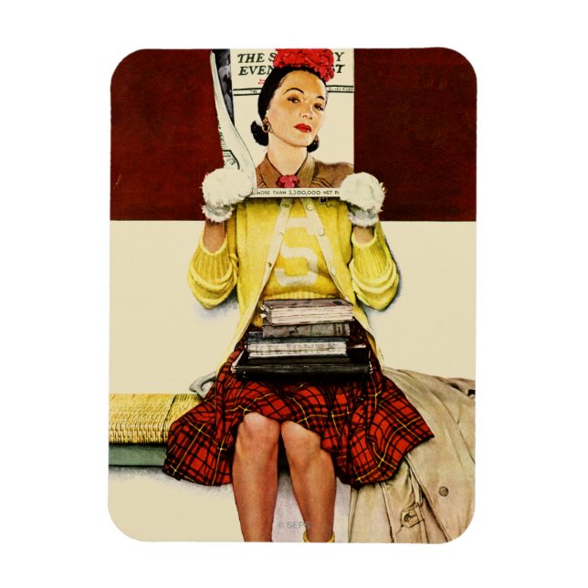 Ímã Cobrir Girl (Vertical)