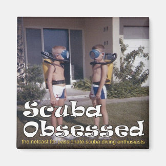 Imã Cobrir Podcast obcecado Scuba