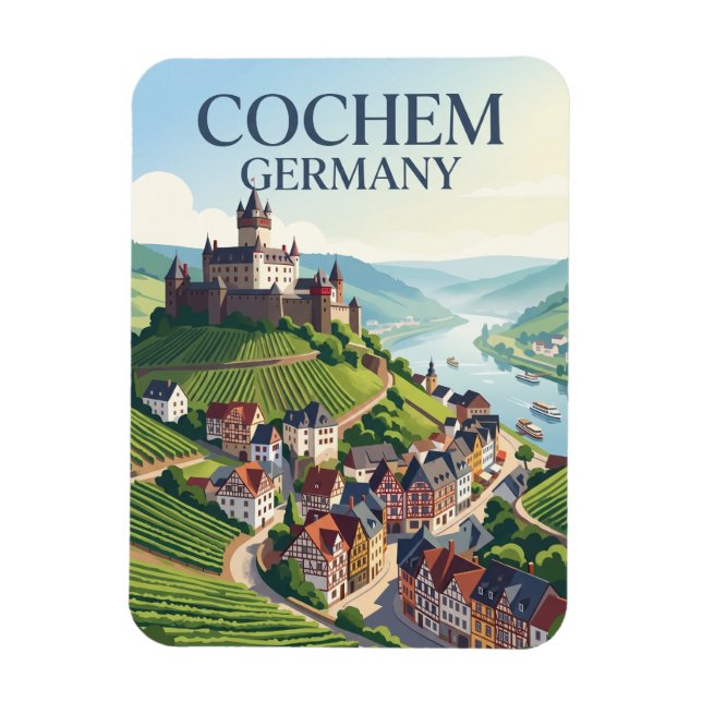 Ímã Cochem Alemanha (Vertical)
