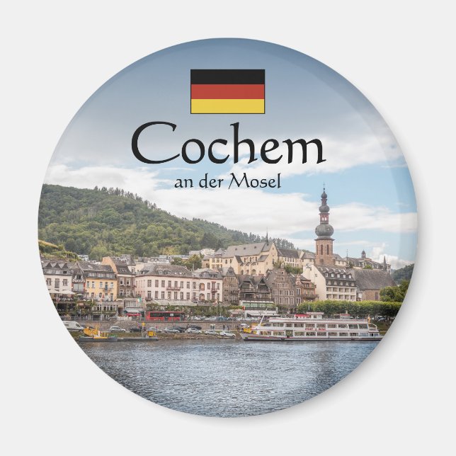 Imã Cochem Alemanha Souvenir (Frente)