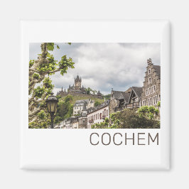 Imã Cochem Moselle Panorama Alemanha Souvenir