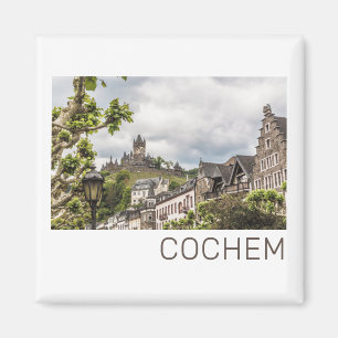Imã Cochem Moselle Panorama Alemanha Souvenir