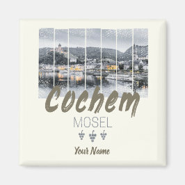 Imã Cochem no Moselle Germany Vintage Souvenir