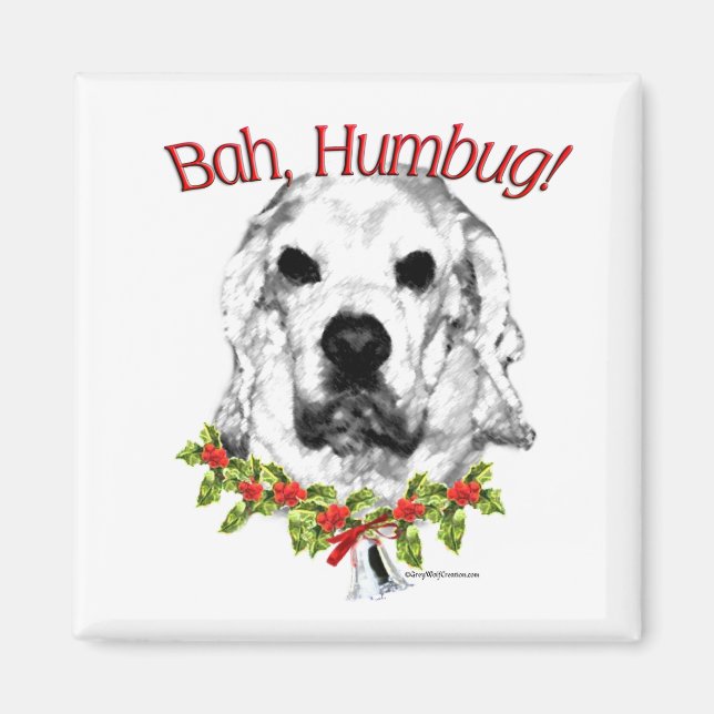 Imã Cocker Spaniel Bah Humbug Magnet (Frente)