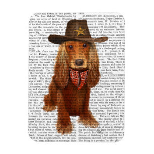 Ímã Cocker Spaniel Cowboy 2