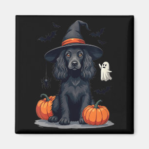 Imã Cocker Spaniel de Cachorro Tema de Halloween Femin