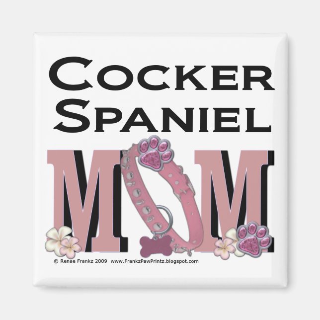 Imã Cocker Spaniel MOM (Frente)