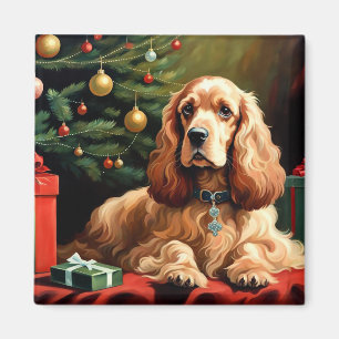 Imã Cocker Spaniel Natal