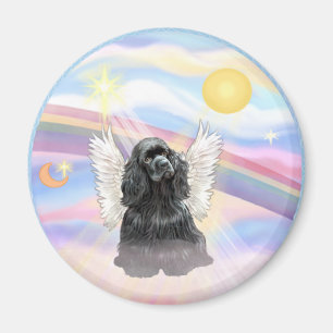 Imã Cocker Spaniel - preto