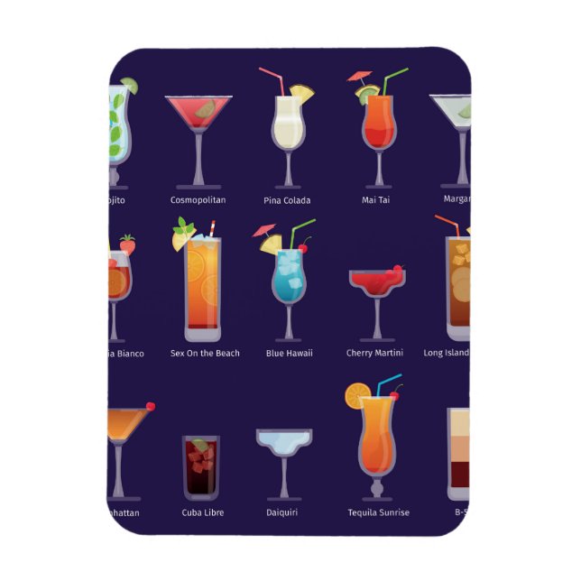 Ímã Cocktail clássico (Vertical)