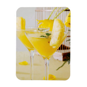 Ímã Cocktail de Fresca de abacaxi e gengibre