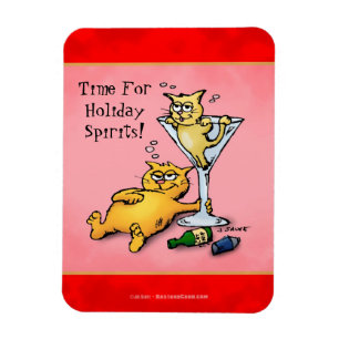 Ímã Cocktail Kittens Feriado Cartoon