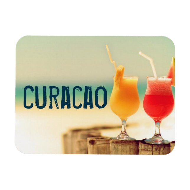 Ímã Cocktails curacao (Horizontal)