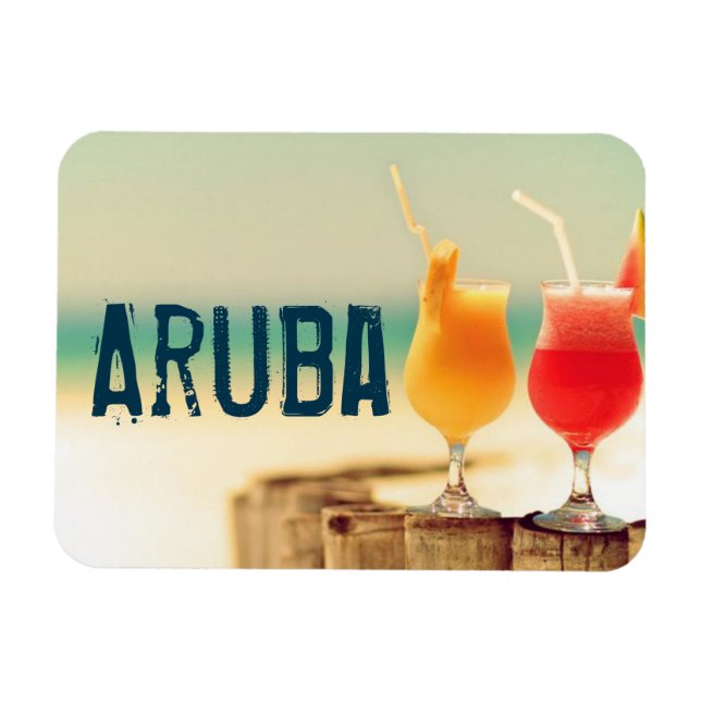 Ímã Cocktails de Aruba (Horizontal)