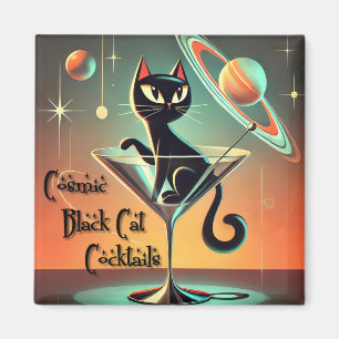 Imã Cocktails de Gato Negro Cósmico e Futuro Atômico