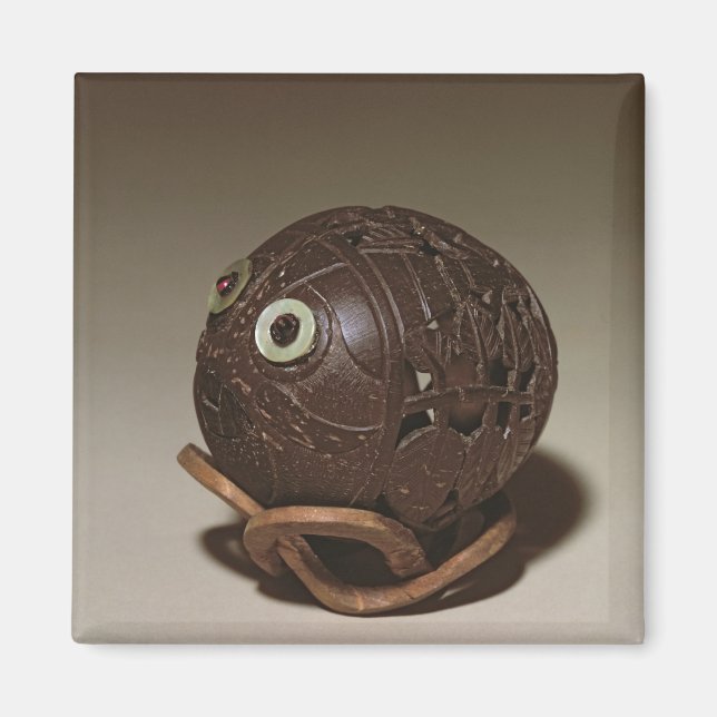 Imã Coco esculpido num rosto, c.1895 (Frente)