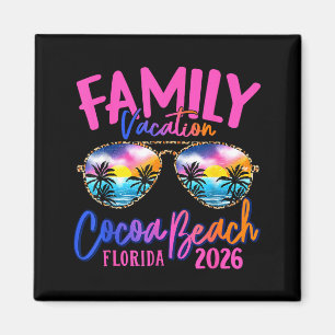 Imã Cocoa Beach Flórida Férias 2026 Família Combinando