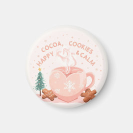Imã Cocoa, Cookies & Calm – Pastel Christmas CoT-Shirt