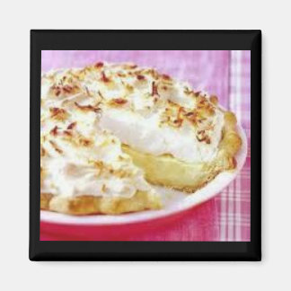 Imã Coconut Cream Pie Magnet