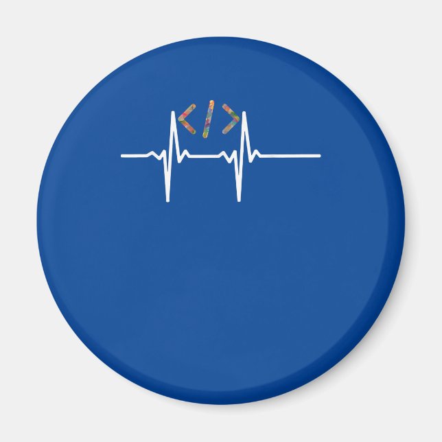 Imã Coders Funny | Codificação do programa de software (Frente)