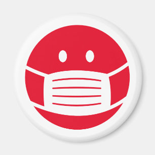 Imã Codificador de ícones de emoji de máscara sorrid