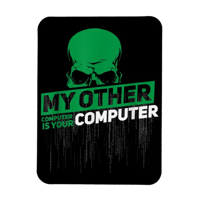 Ímã Código Admin do Nerd Hacker do Engenheiro Sysadmin (Vertical)